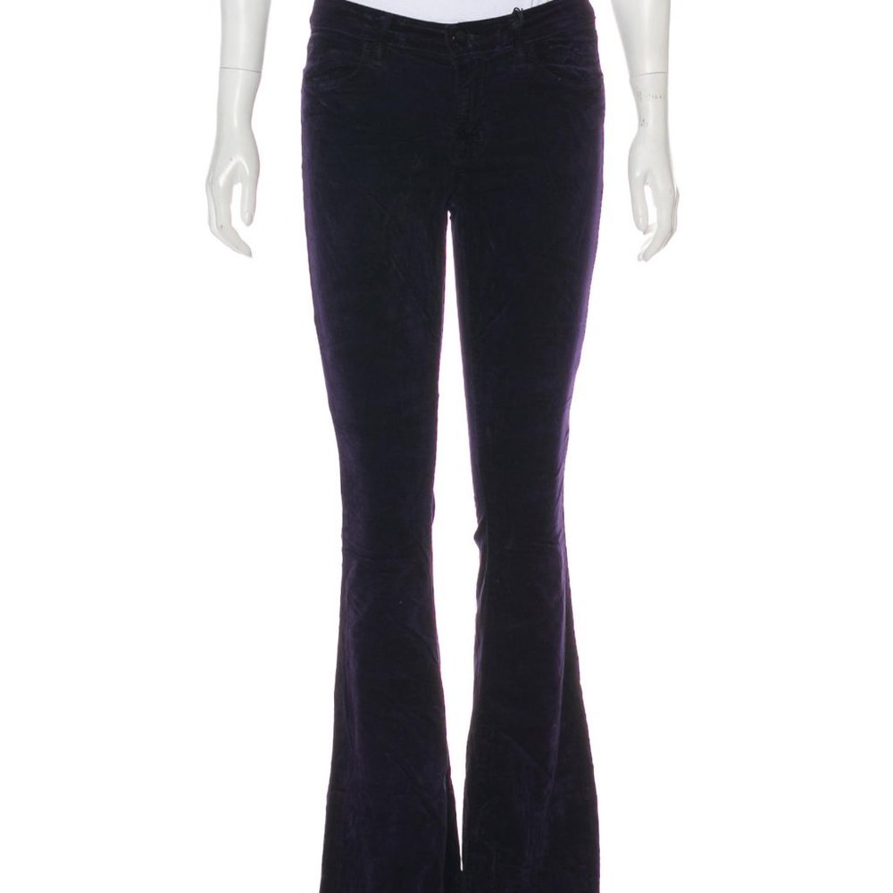 J Brand Mid-Rise Wide-Leg Pants Size 25